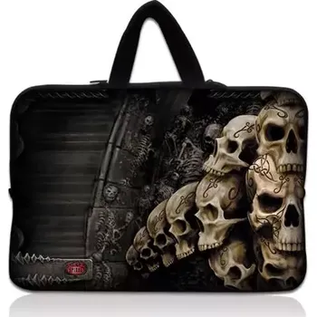 pouzdro na notebook Huado taška na notebook do 13.3" Lebky v kryptě
