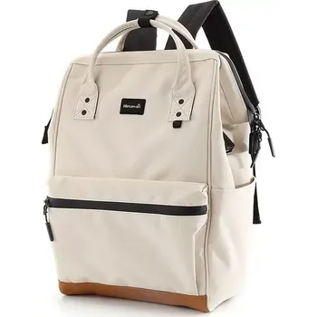 Městský batoh Himawari batoh s USB Tabitha Béžový 19L