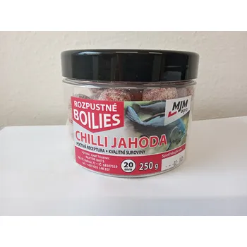 Boilies Chytací boilies - Chilli jahoda Průměr 20 mm