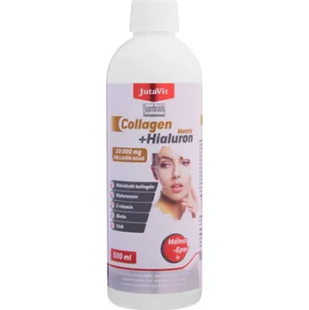 Kloubní výživa JutaVit Collagen+Hyaluron Matrix (500 ml, Jahoda-Malina)