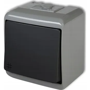 vypínač Křížový vypínač Klasik Karlik grafitový 30WHE-6L