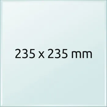 Příslušenství k 3D tiskárně Skleněná tisková podložka 235x235 mm Bezpečnostní hrana