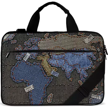 brašna na notebook Huado brašna přes rameno 15.6" Jeans Wolrld