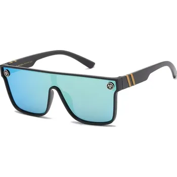 BIOHAZARD ploché zrcadlové sluneční brýle Zelené