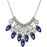 Elegantní choker náhrdelník Night Drops Modrý