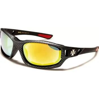 CHOPPERS Biker CARBON-FIBER Sluneční brýle Oranžové