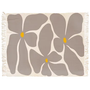 Přehoz na lůžko Unique Living Melia Taupe hnědý 150 x 200 cm