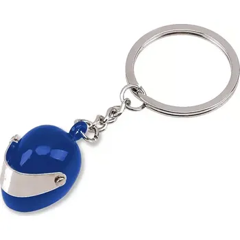 Přívěsek na klíče Moto Helma Modrá