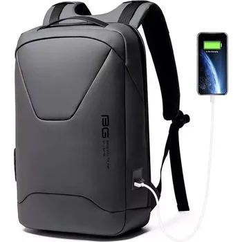 BANGE Business batoh s USB + zámek SEUDA Šedý 23L