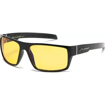 Sluneční brýle Xloop Night Throttle brýle pro noční řízení Černé - Model brýlí Vzorované stranice