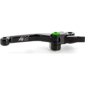 Nářadí na motocykly ART Skládací brzdová páka černá/zelená Šroub podle jednotky LCF-MXU-MX8265-GR