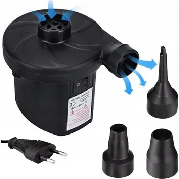 pumpička ELEKTRICKÁ UNIVERZÁLNÍ PUMPA NA MATRACE, PONTOON, BALÓNKY A MÍČE
