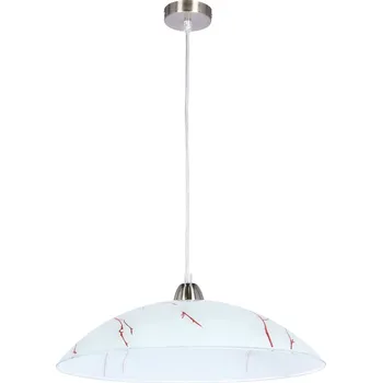 Závěsné svítidlo Braga 40 bílá skleněná moderní do obývacího pokoje a jídelny CANDELLUX