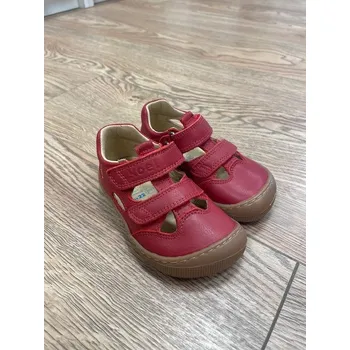 Chlapecké sandály Barefoot sandále - Deen RED, KOEL4kids Velikost: 22