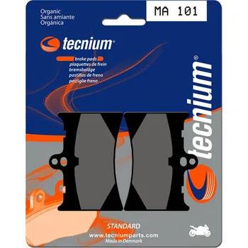 Nářadí na motocykly Brzdové destičky TECNIUM Street Organic - MA101 MA101