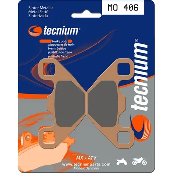 Nářadí na motocykly Brzdové destičky TECNIUM MX/ATV ze slinutého kovu - MO406 MO406