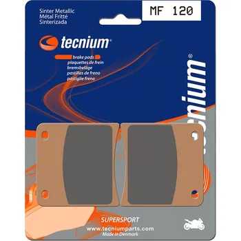 Nářadí na motocykly Brzdové destičky TECNIUM Street Performance Sintered Metal - MF120 MF120
