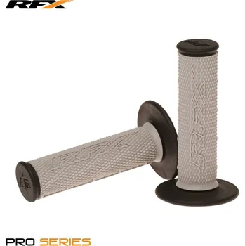 Nářadí na motocykly RFX Pro Series Dual Compound Grips Black Ends (šedá/černá) Pár FXHG2020099GY