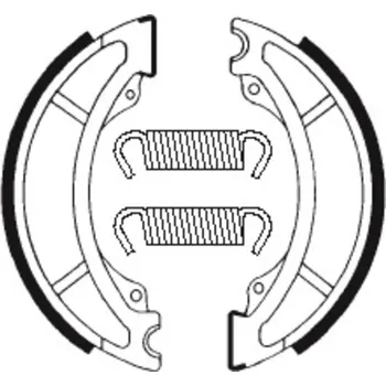 Nářadí na motocykly Brzdové čelisti TECNIUM Off-Road Organic - BA036 BA036