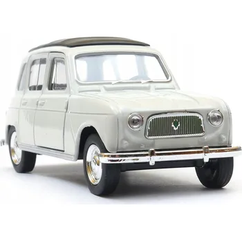 autíčko Kovový model Renaultu 4 v měřítku 1:34 - 39 WELLY Nex bílý