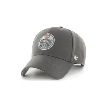 Kšiltovka Kšiltovka NHL Brand 47 Edmonton Oilers Metallic (šedá), Velikost Senior