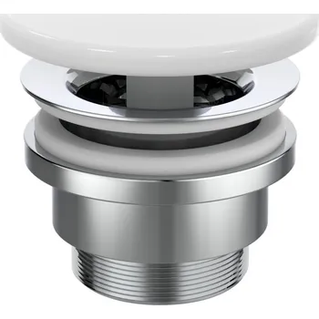 Umyvadlo Ideal Standard Ipalyss - Neuzavíratelná odtoková garnitura G1 1/4, krytka bílá matná E2114V1