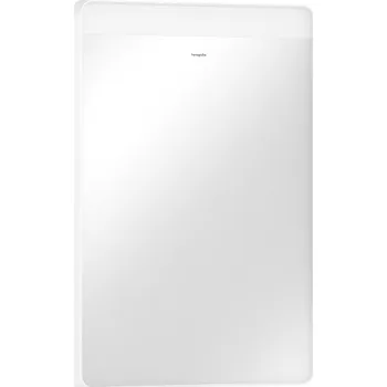 Zrcadlo Hansgrohe Xarita Lite Q - Zrcadlo s horizontálním LED osvětlením 700x500 mm s nástěnným vypínačem, bílá matná 54956700