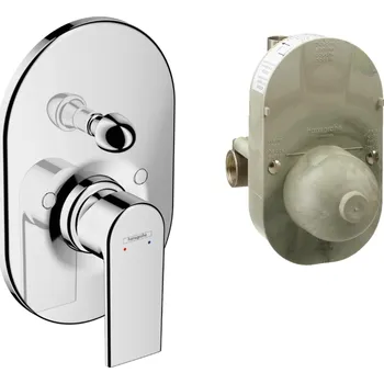 Vodovodní baterie Hansgrohe Vernis Shape Vanová baterie pod omítku, sada s tělesem, chrom 71472000