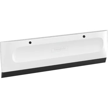 Tyč na sprchový závěs Hansgrohe WallStoris Stěrka, matná bílá 27916700