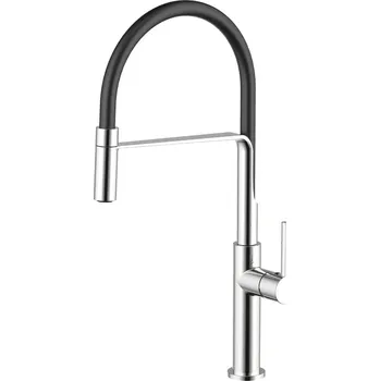 Vodovodní baterie Teorema - Dřezová baterie stojánková se silikonovým ramenem, chrom 17523