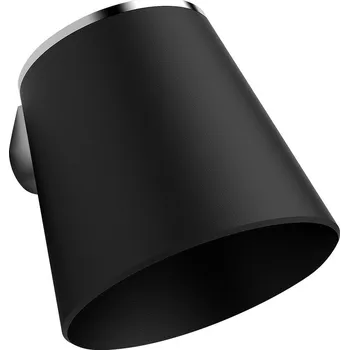 Sprchová hlavice Alpi Fred - Hlavová sprcha Ø 218 mm s LED osvětlením, černá matná FDP02CRNE