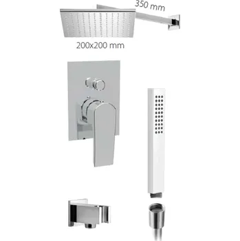 Vodovodní baterie Teorema set 2 - Sprchový systém pod omítku Merida, komplet