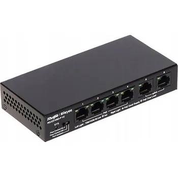 Switch SWITCH POE RG-ES106D-P-V2 4PORTOWÝ REYEE