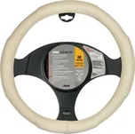 Potah volantu KURO PREMIUM, béžový, 37-39cm