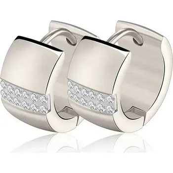 Náušnice Ocelové Náušnice kruhy Loius Stříbrné