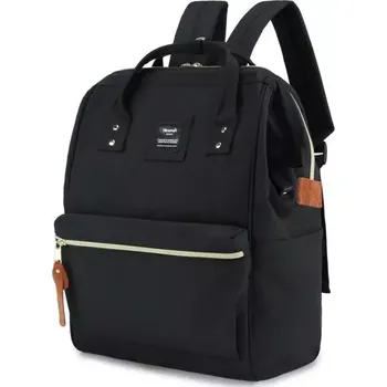 Městský batoh Himawari studentský batoh s USB port Apaté Černý 19L