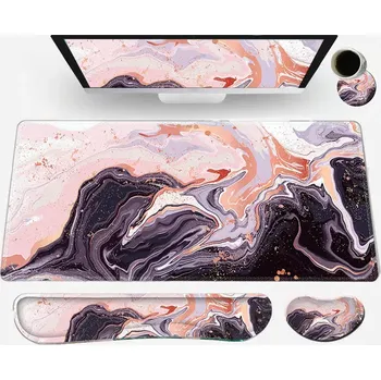 Podložka pod myš Huado XXL ergonomický set podložek k PC4v1 Pink Smoke