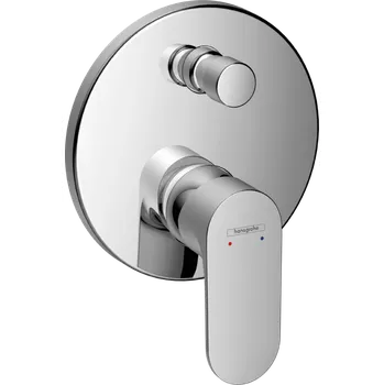 Vodovodní baterie Hansgrohe Rebris S páková vanová baterie pod omítku se zabudovanou bezpečnostní kombinací podle EN1717 pro iBox universal, chrom 72467000