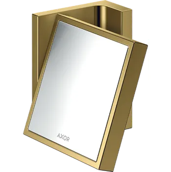 Zrcadlo AXOR Universal Rectangular Kosmetické zrcadlo, leštěný vzhled zlata 42649990