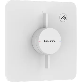 Vodovodní baterie Hansgrohe DuoTurn Q Baterie pod omítku pro 1 spotřebič, matná bílá 75614700