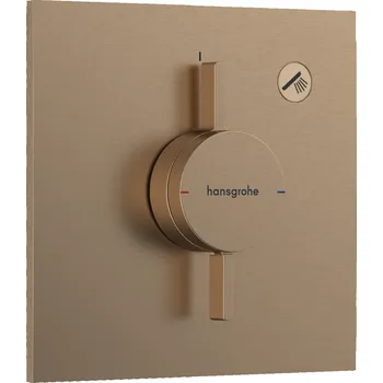 Vodovodní baterie Hansgrohe DuoTurn E Baterie pod omítku pro 1 spotřebič, kartáčovaný bronz 75617140
