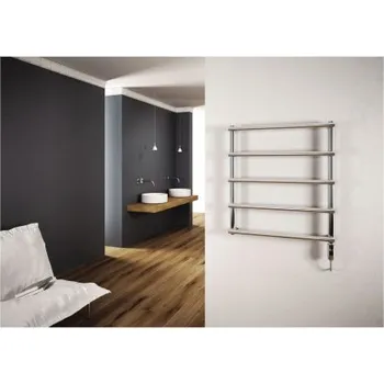 Radiátor Cordivari Laura Electric - Radiátor elektrický 600x530 mm s ručním zapnutím/vypnutím, leštěná nerez 3581570400002