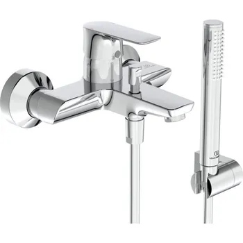 Vodovodní baterie Ideal Standard Connect Air - Vanová baterie nástěnná se sprchovým setem, chrom A7056AA