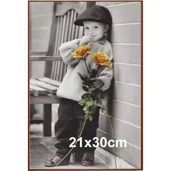 Obraz Hliníkový rám na fotografii nebo plakát 21x30 cm, hnědý