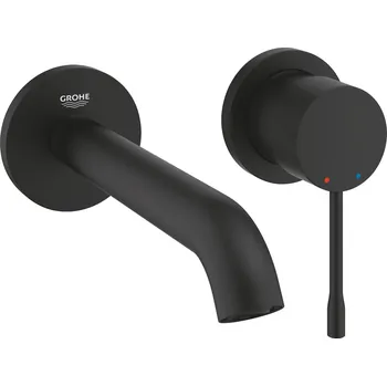 GROHE Essence - Umyvadlová dvouotvorová baterie, velikost M, phantom black 29192KF1