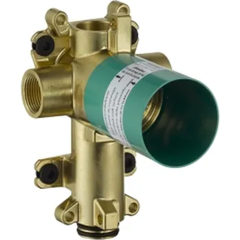 Vodovodní baterie AXOR Citterio E Základní těleso pro uzavírací a přepínací ventil Trio 120/120 s podomítkovou instalací, 36770180