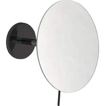Zrcadlo Emco - Kosmetické zrcadlo nástěnné, oblé, Ø 180mm, černá matná 109413302