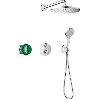 Vodovodní baterie Hansgrohe Croma Sprchový systém 280 1jet s termostatem Ecostat S, chrom 27954000