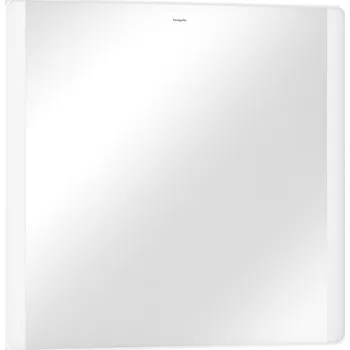 Zrcadlo Hansgrohe Xarita Lite Q - Zrcadlo s bočním LED osvětlením 700x800 mm s nástěnným vypínačem, bílá matná 54963700