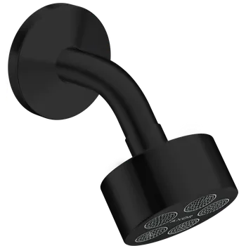 Sprchová hlavice AXOR One Horní sprcha 75 1jet EcoSmart se sprchovým ramenem, matná černá 48490670